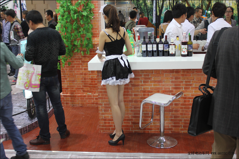 2012南京电动车展会绿源电动车车模组图