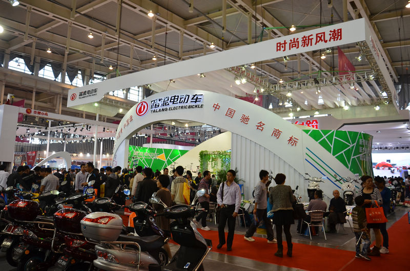 2012年南京电动车展会亮点展位展播